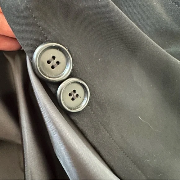 Vintage Jacqueline Ferrar Maxi Trench Coat Belt Timeless Classic Versatile 8 - Picture 11 of 13